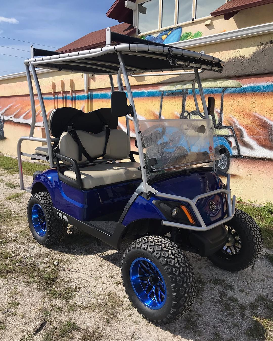 Golf cart sales surf rack